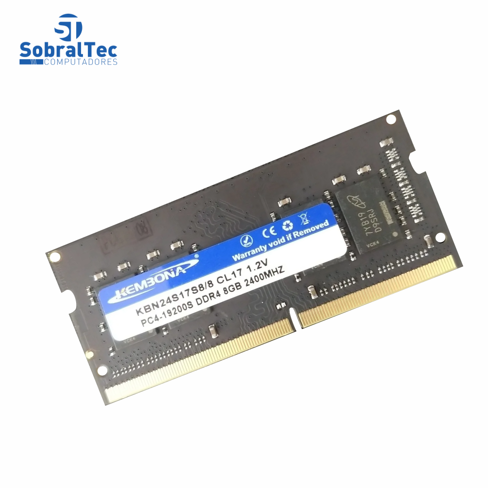 Memoria Ram Notebook Ddr4 Pc4 8Gb 2400Mhz Kembona KBN24S17S8/8